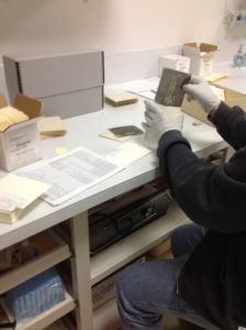 Rehousing & assessing sheet film collection