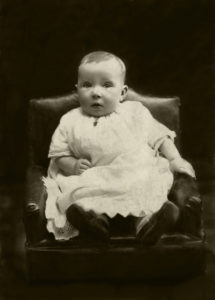 Restored baby picture mamie