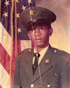 Damaged Army portrait
